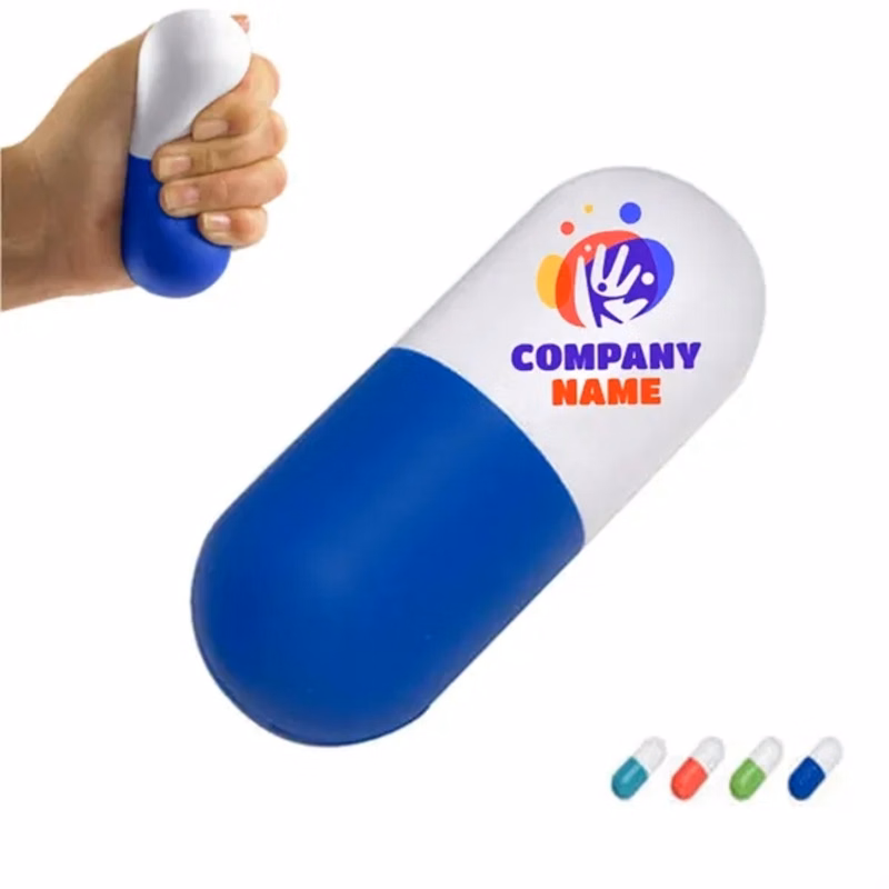 Pill Shaped Stress Reliever Toys