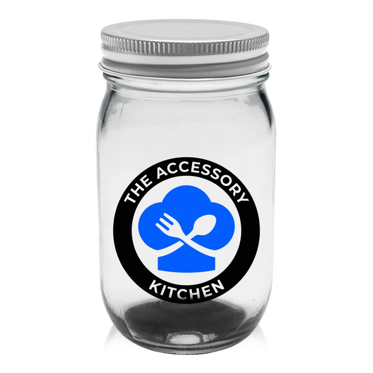 16 oz. Mason Jar Storage Container (2 Color Imprint) 1