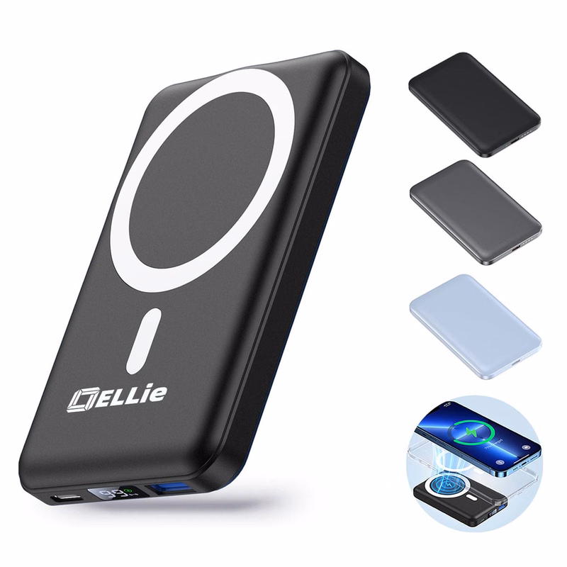 10,000mAh Portable card size magnetic power banks