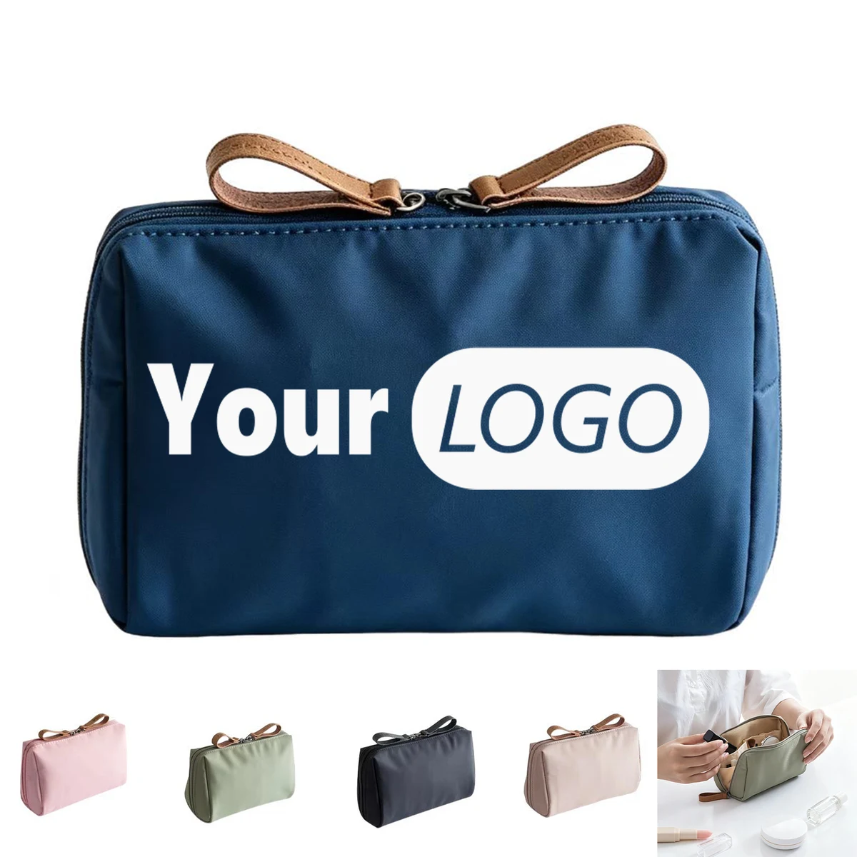 Polyester Portable Cosmetic Storage Pouch 1