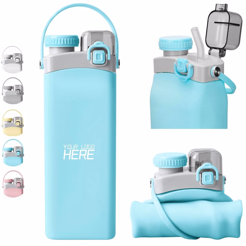 Silicone Reusable Water Bottle