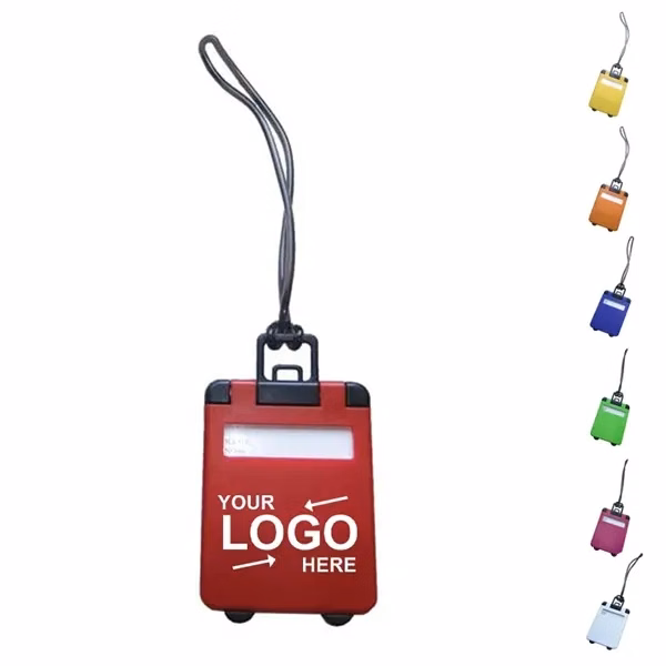 Custom ABS Suitcase Luggage Tag with Pop Up Cover — Travel Corporate Gift
