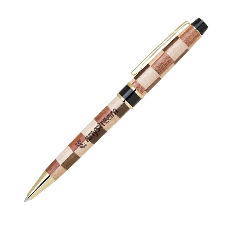Terrific Timber-13 Checkerboard Wooden Pen 1