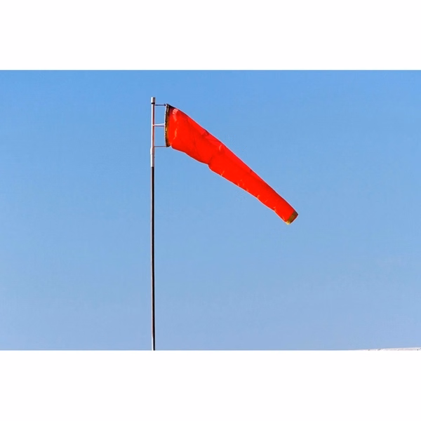 Blank Orange Airport Windsock