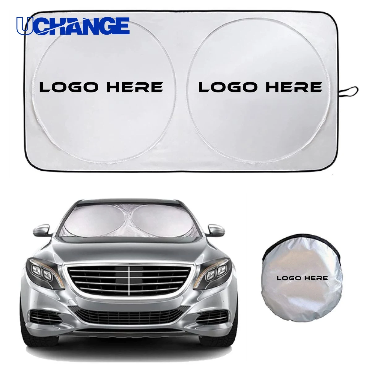 Custom Car Windshield Sunshade UV Protection 1