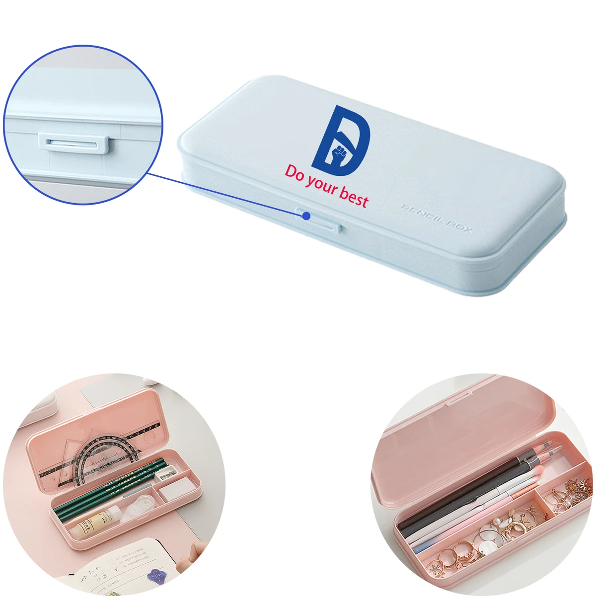 Plastic Pencil Pouch 1