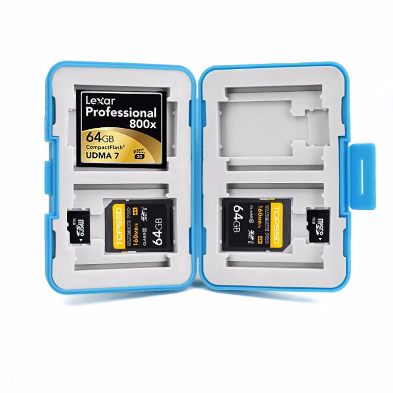 SD TF Memory Card Storage Box