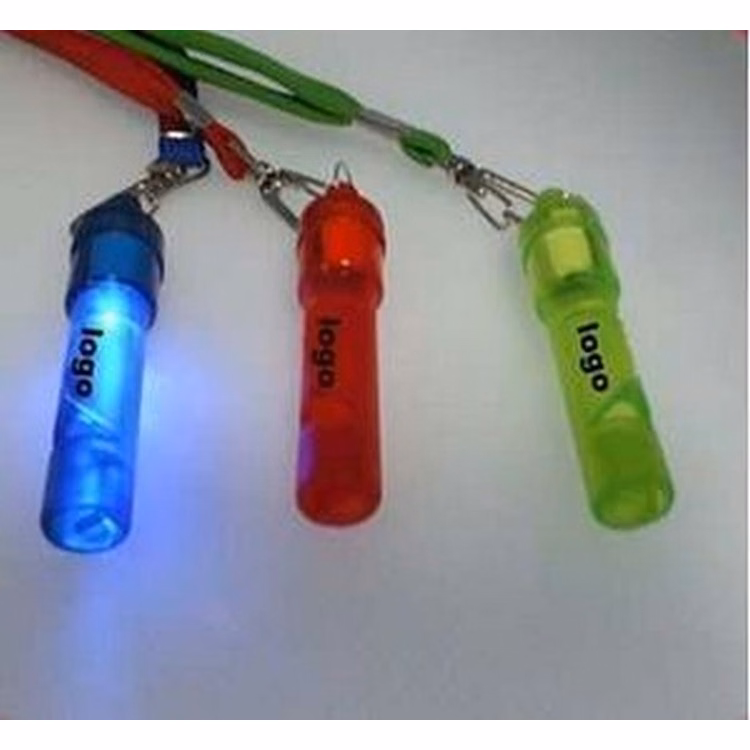 LED Whistle with Lanyard