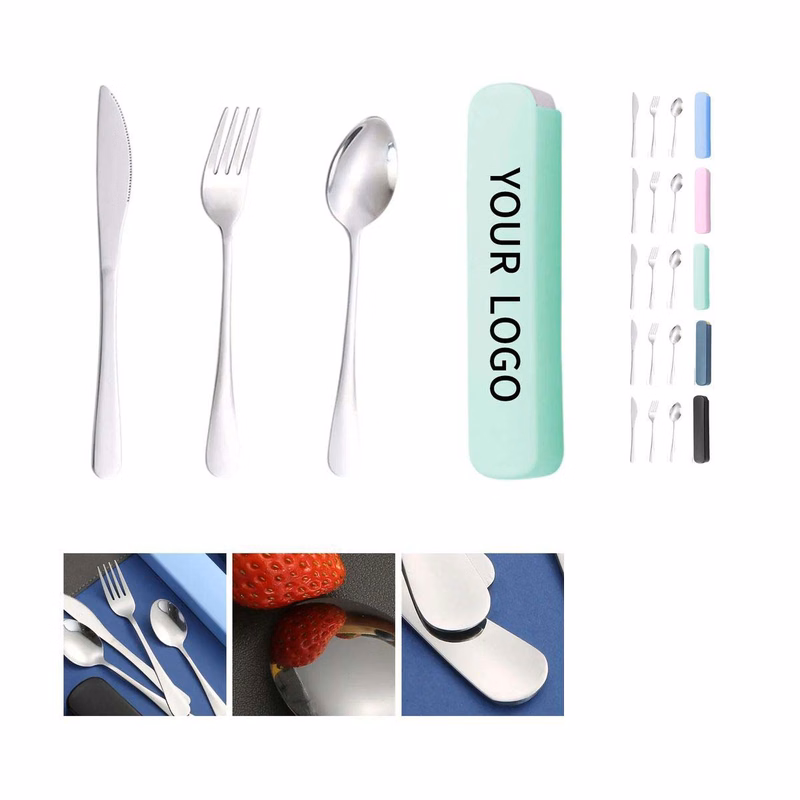 Stainless Steel Cutlery Set with Storage Case