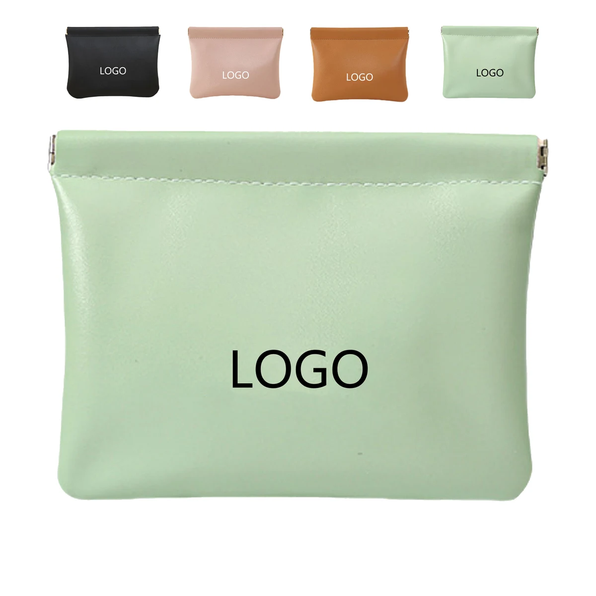 PU Coin Pouch Automatic Closure 1
