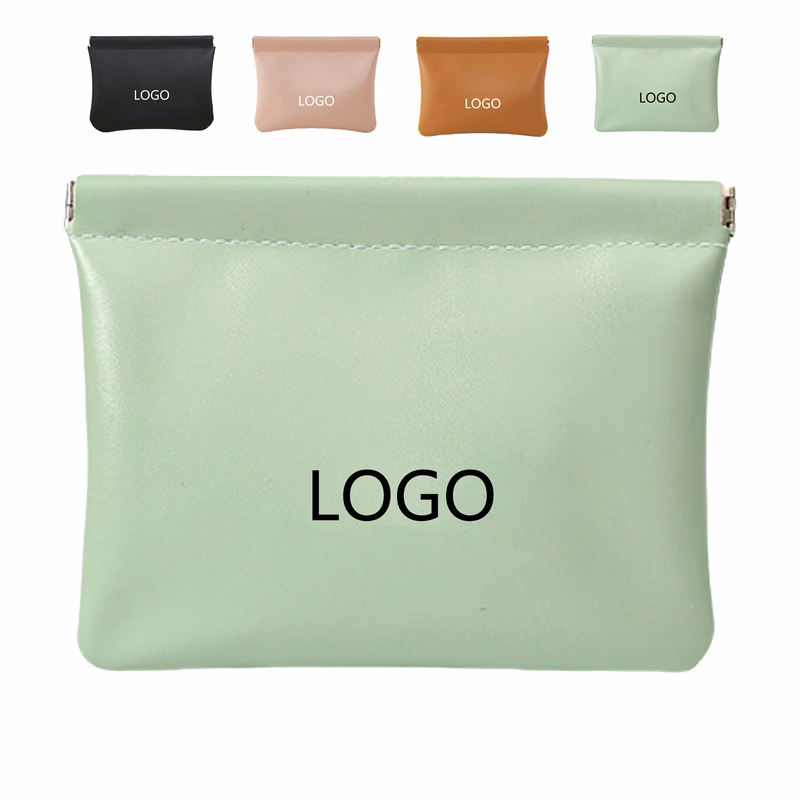 PU Coin Pouch Automatic Closure