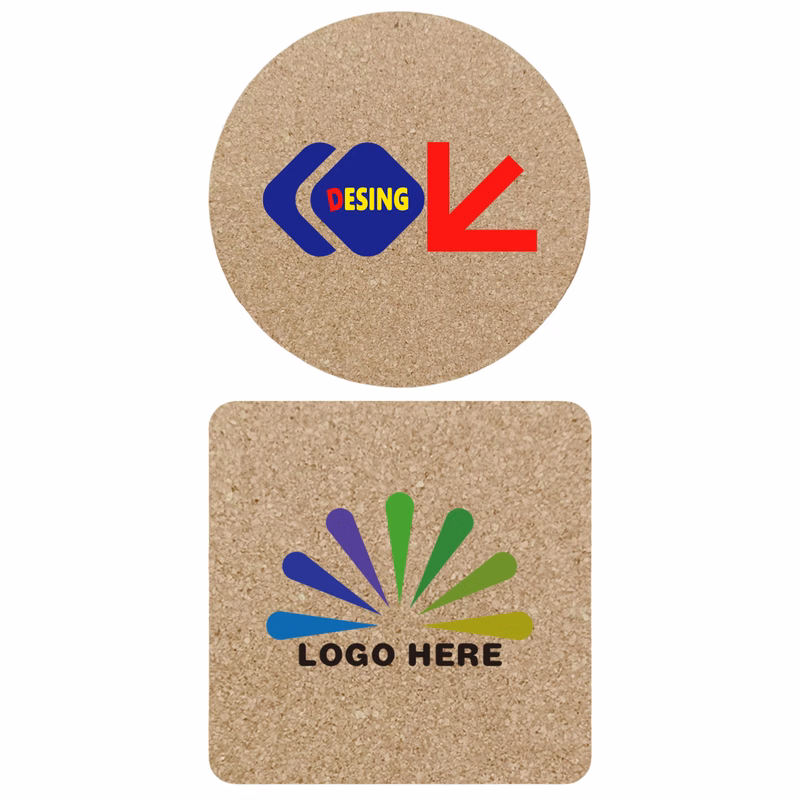 Photo & Logo Cork Coasters MOQ50