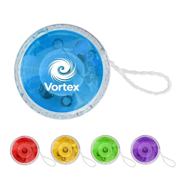 Custom LED Light Up Yo Yo with Auto Return — Fun Promotional Toy for All Ages 1