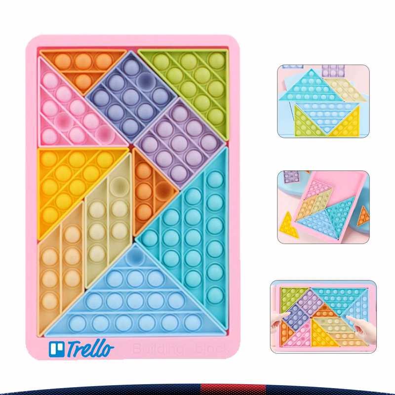 Naye Push Bubble Fidget Tangram