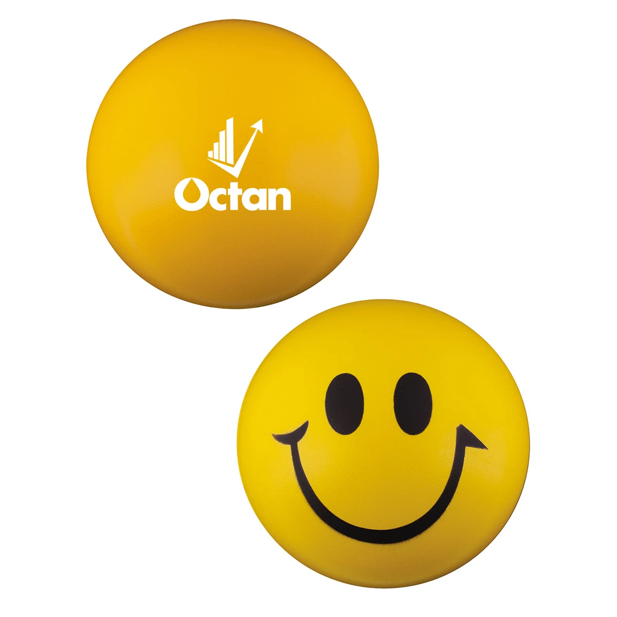 Round Smiley Face Shape Stress Ball 1