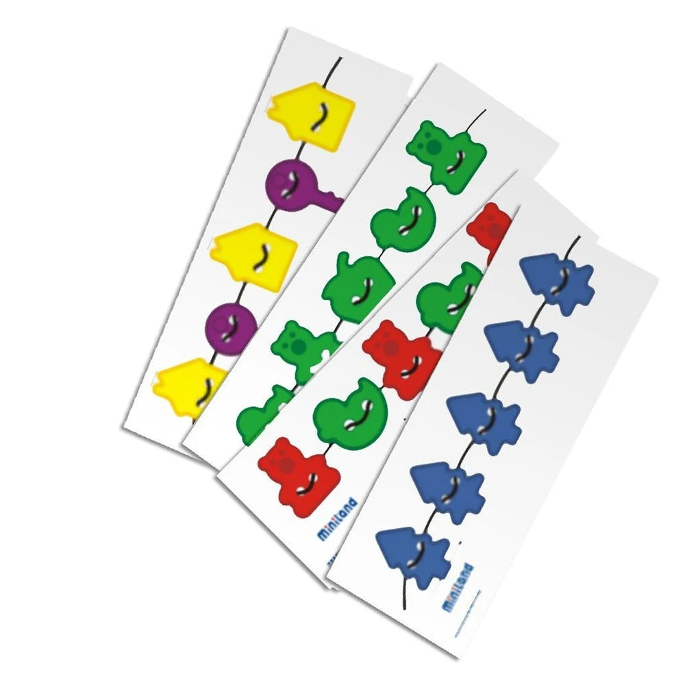 Lacing Shapes Sets - Ages 3-6 Years 80 Pieces 1