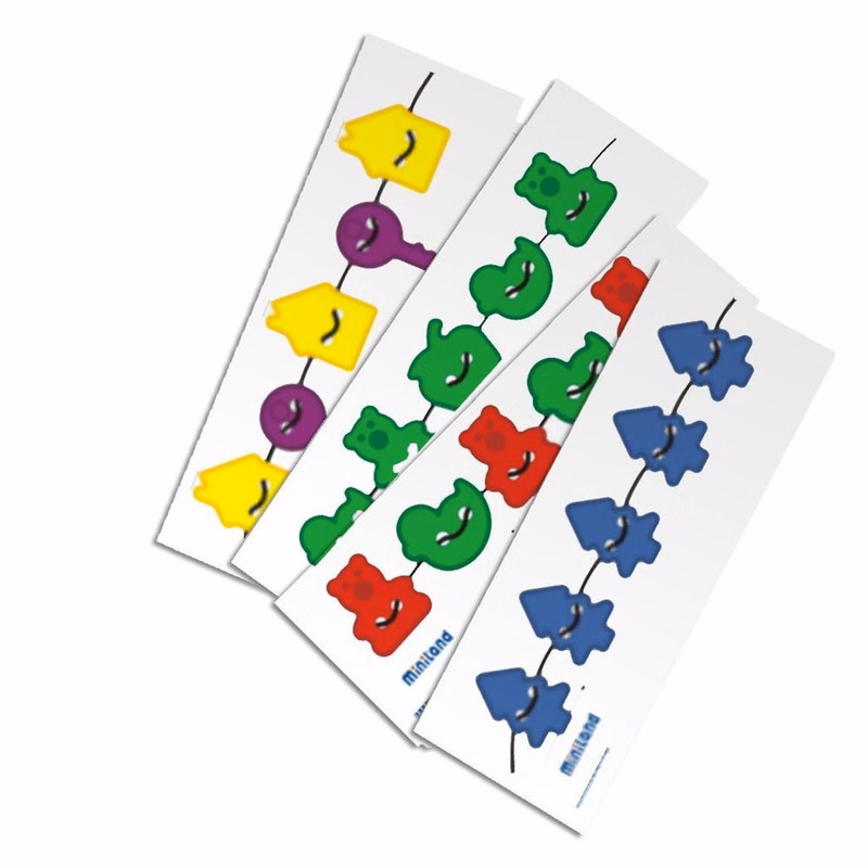 Lacing Shapes Sets - Ages 3-6 Years 80 Pieces