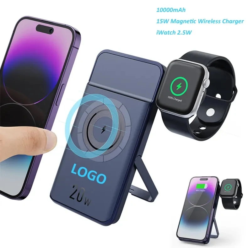 Fast Charge with Stand MagSafe Wireless Charging Power Bank 1