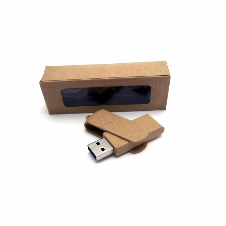 128GB - Eco Friendly Plastic Swivel Drive with Plastic Clip