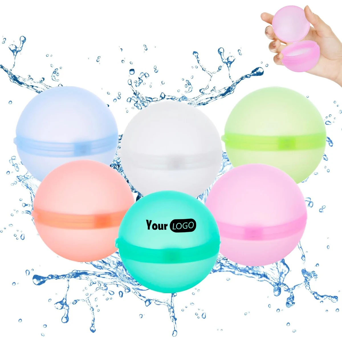 Reusable Silicone Water Splash Ball 1