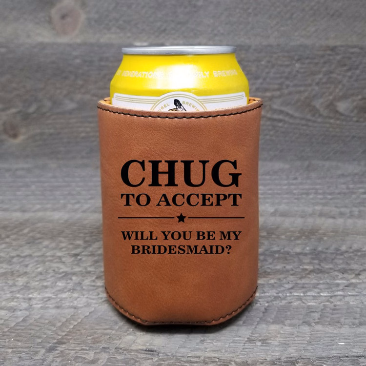 PU Beer Can Cup Sleeve