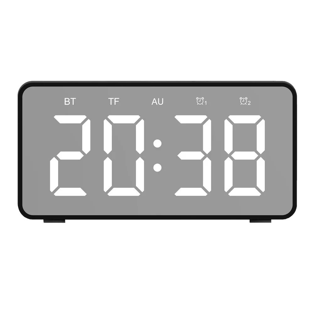 Alarm Clock With Wireless Charging And Speaker 1