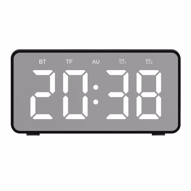 Alarm Clock With Wireless Charging And Speaker