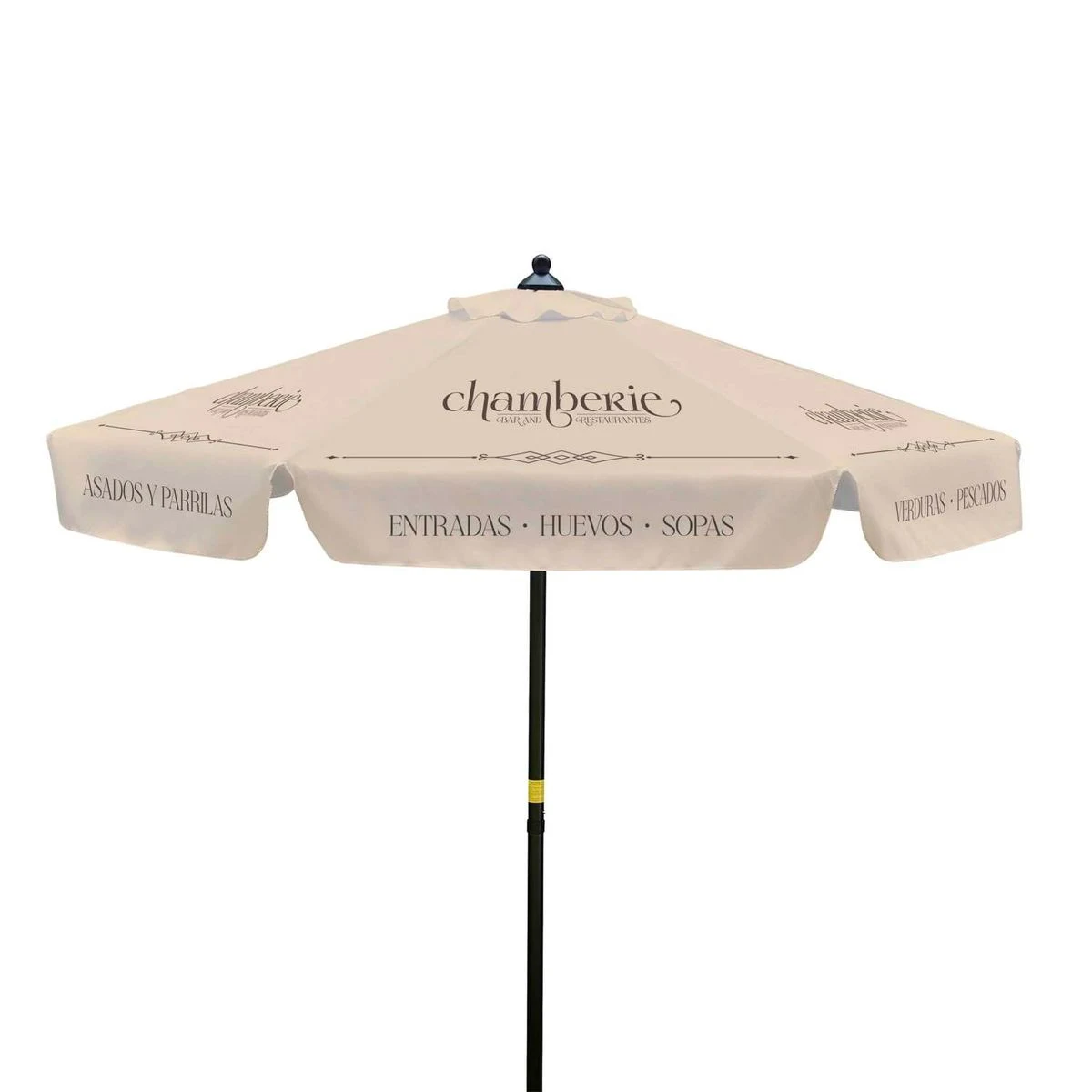 7' Steel Market Umbrella Single-Sided Dye Sub Kit with Valance 1