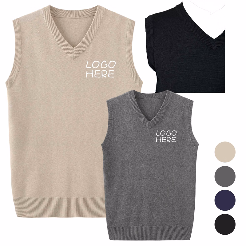 Thickened V-Neck Vest