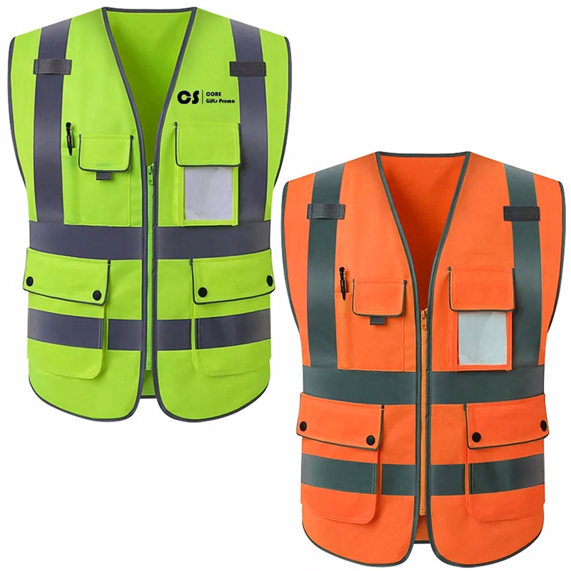 Multi Pockets High Visibility Safety Vest