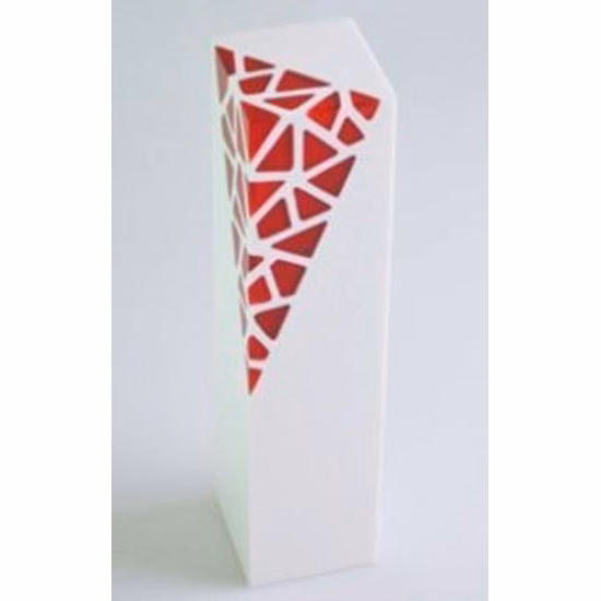 White Poly Resin With Mosaic Designs