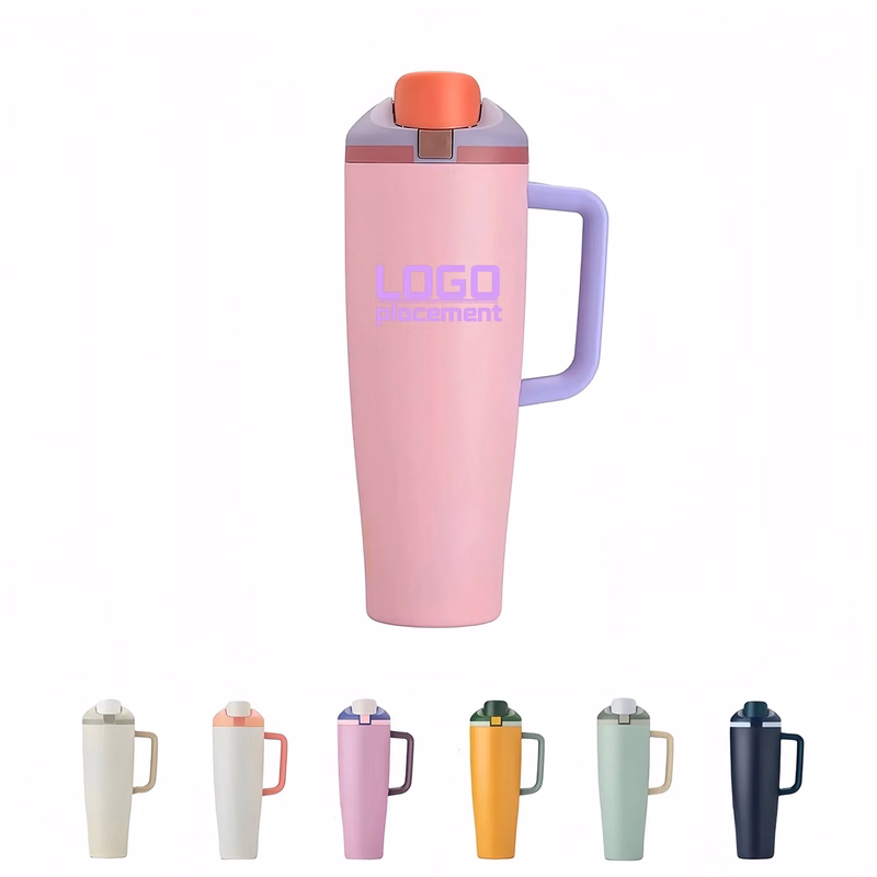 40 oz Insulation Travel Mug Water Bottle W/Handle