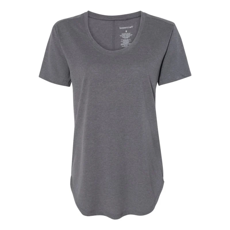 Boxercraft Women's At Ease Scoop Neck T-Shirt - T61 1