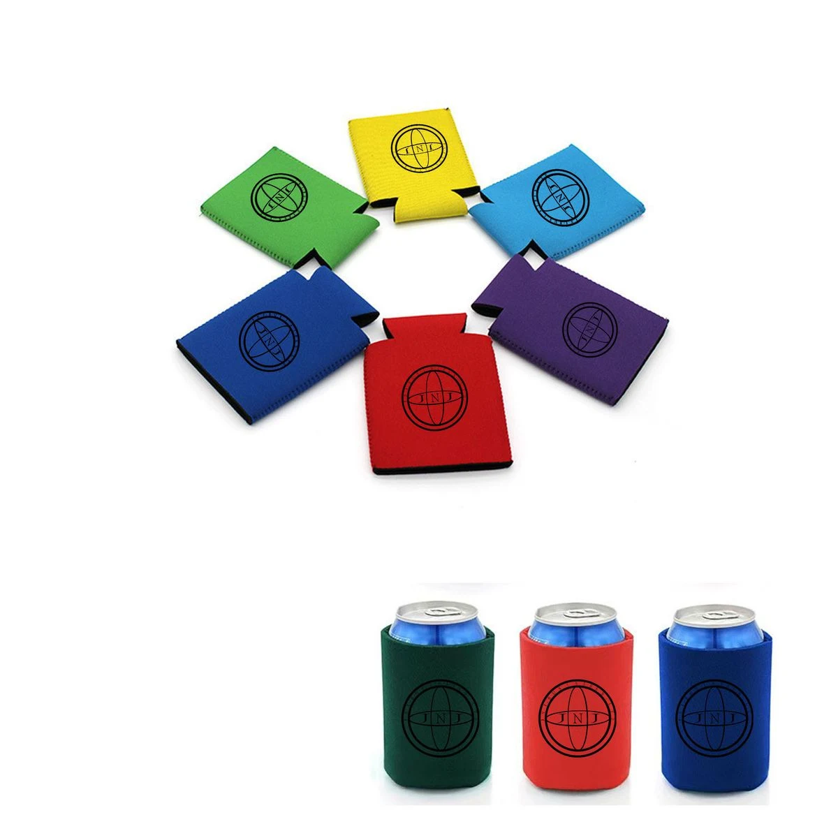 Beer Cooler Cover, custom koozie with logo imprint 1
