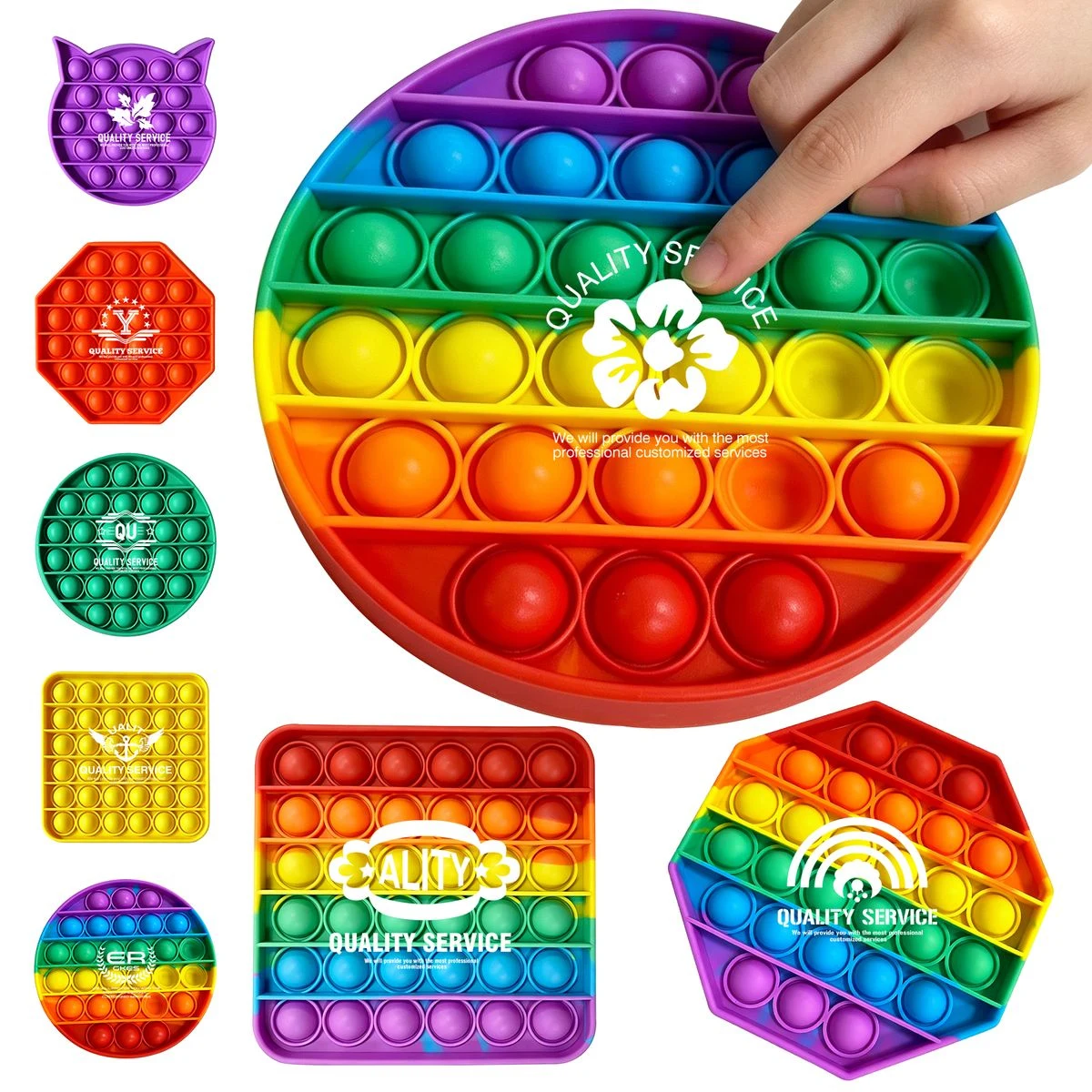 Fidget Bubble Push Pop Relief Toy 1