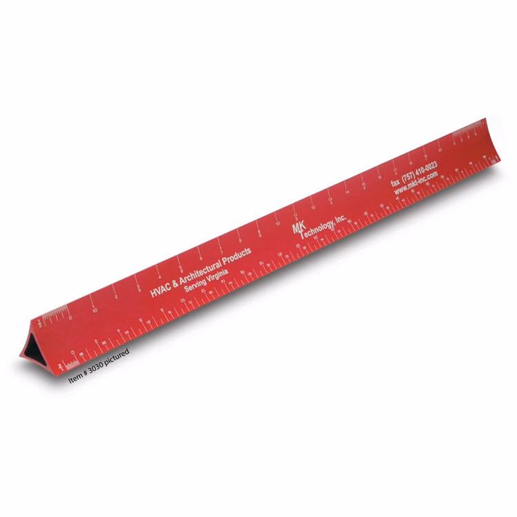 12" 3-sided Everyday Triangular Hollow Ruler
