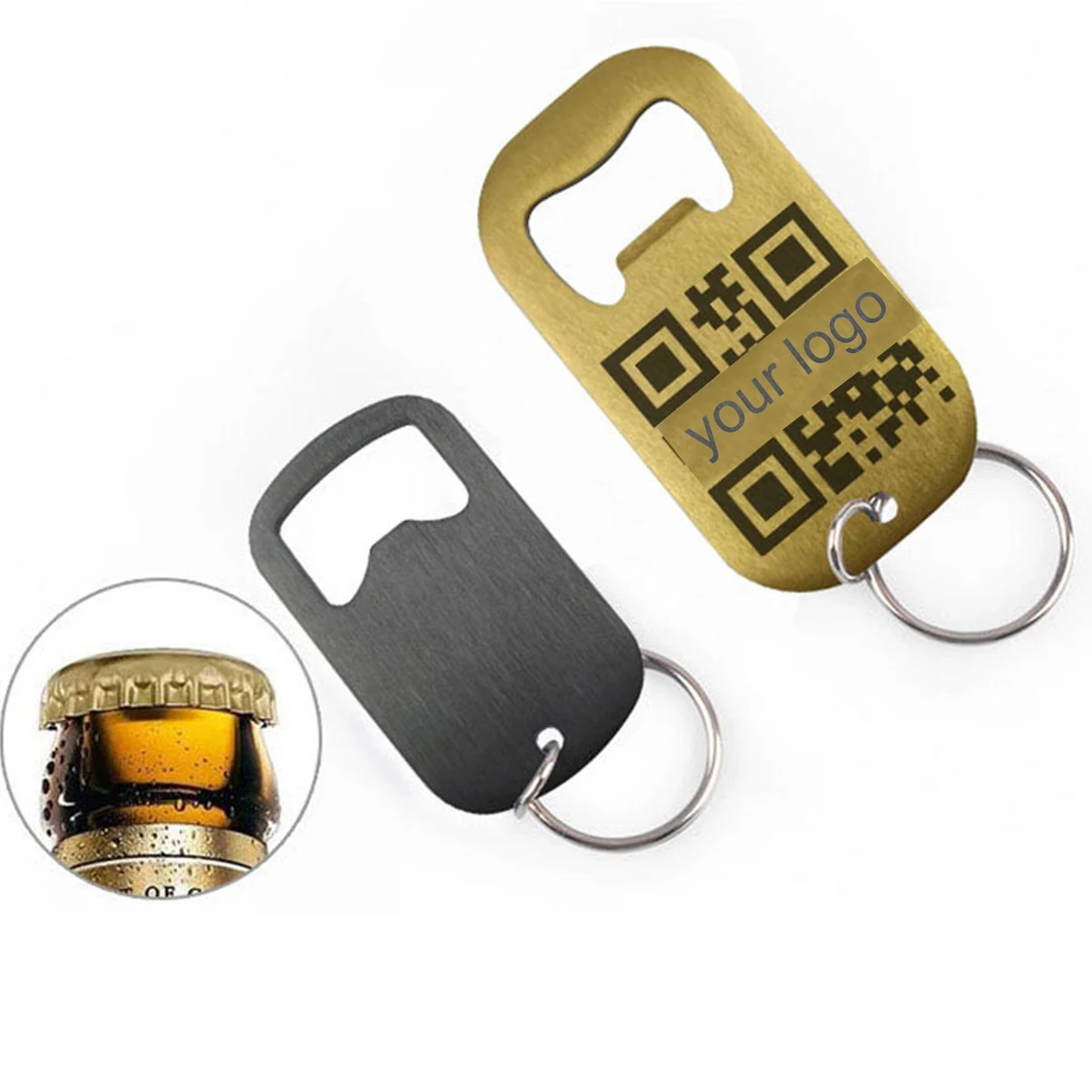 Mini Beer Bottle Opener KeyChain 1