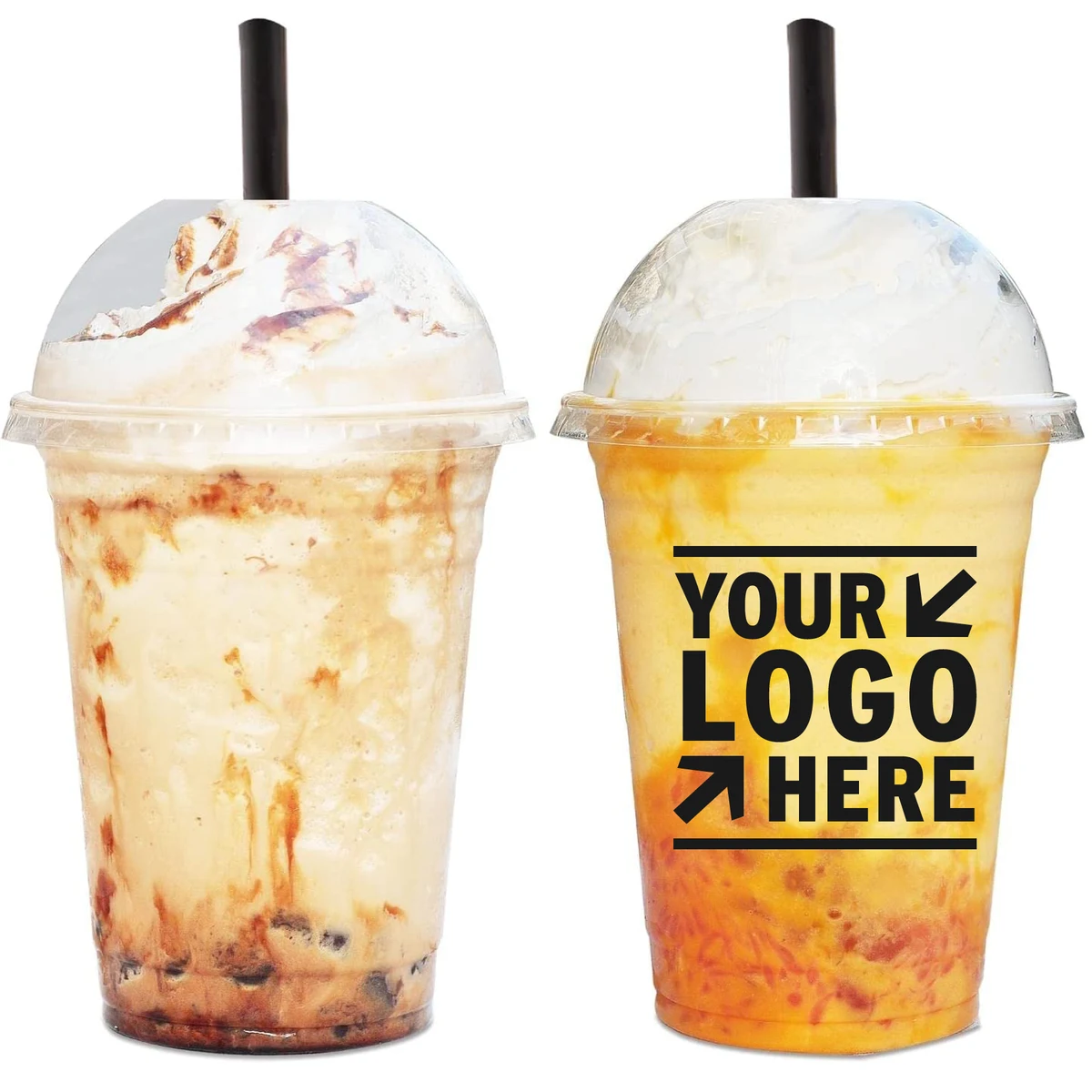 100 Pcs 16 Oz Clear Plastic Cup 1