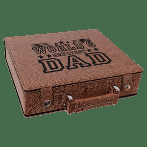 Laserable Leatherette 100 Chip Poker Set