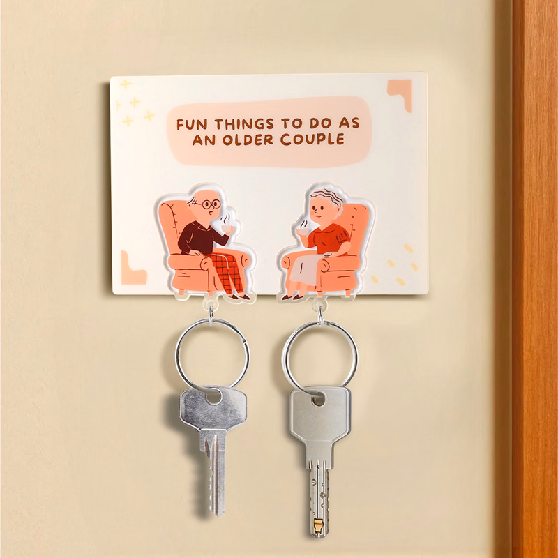 4.5" Acrylic Couples Keychains