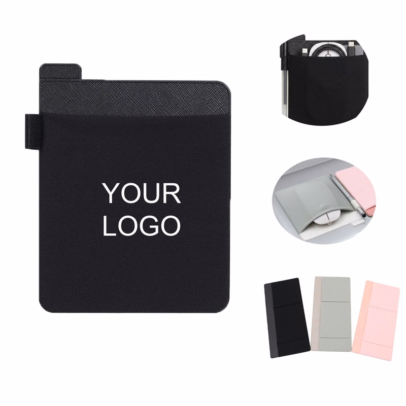 Personalized Adhesive Mouse Holder Laptop Accessory Pouch