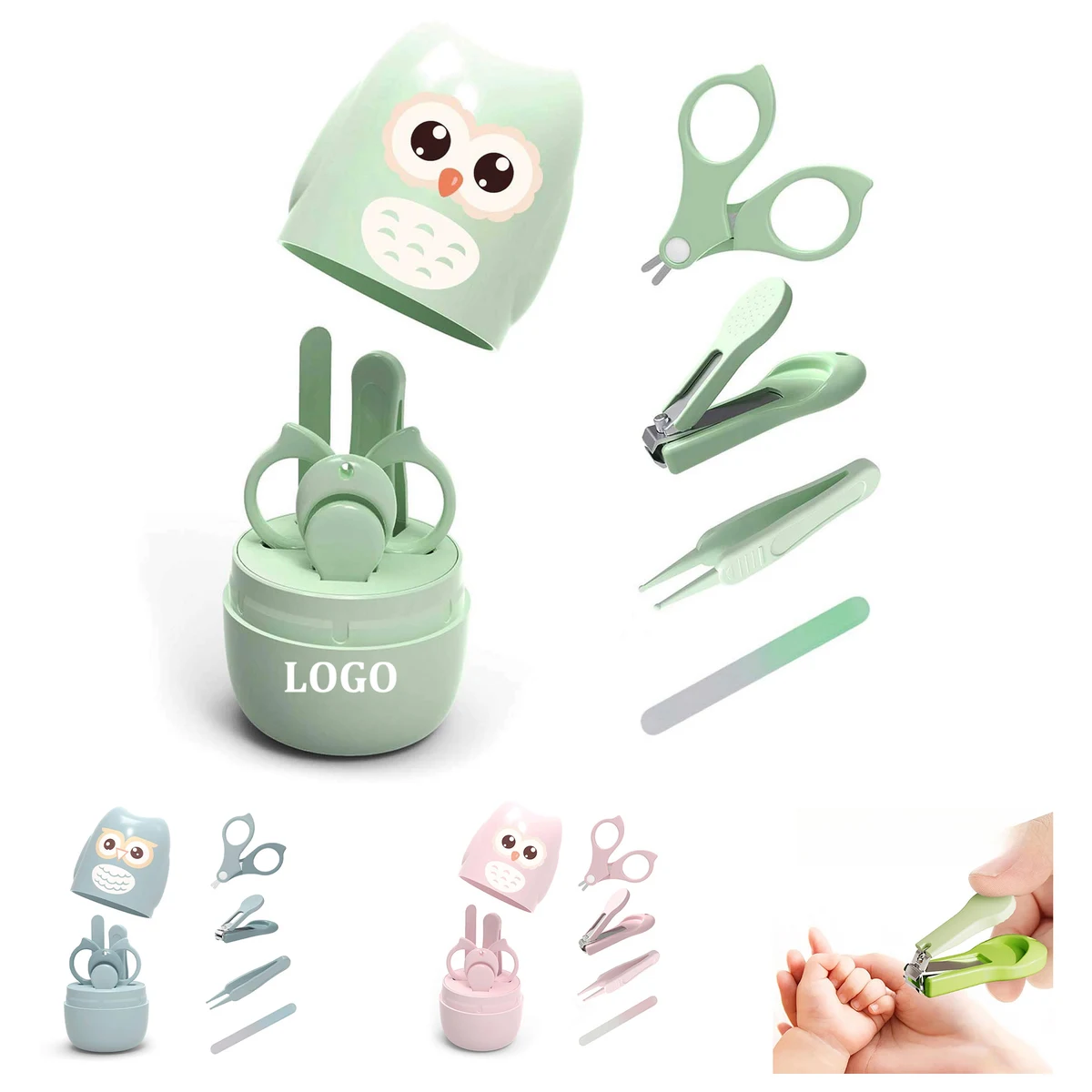 4 in 1 Baby Nail Care Set with Cute Case 1