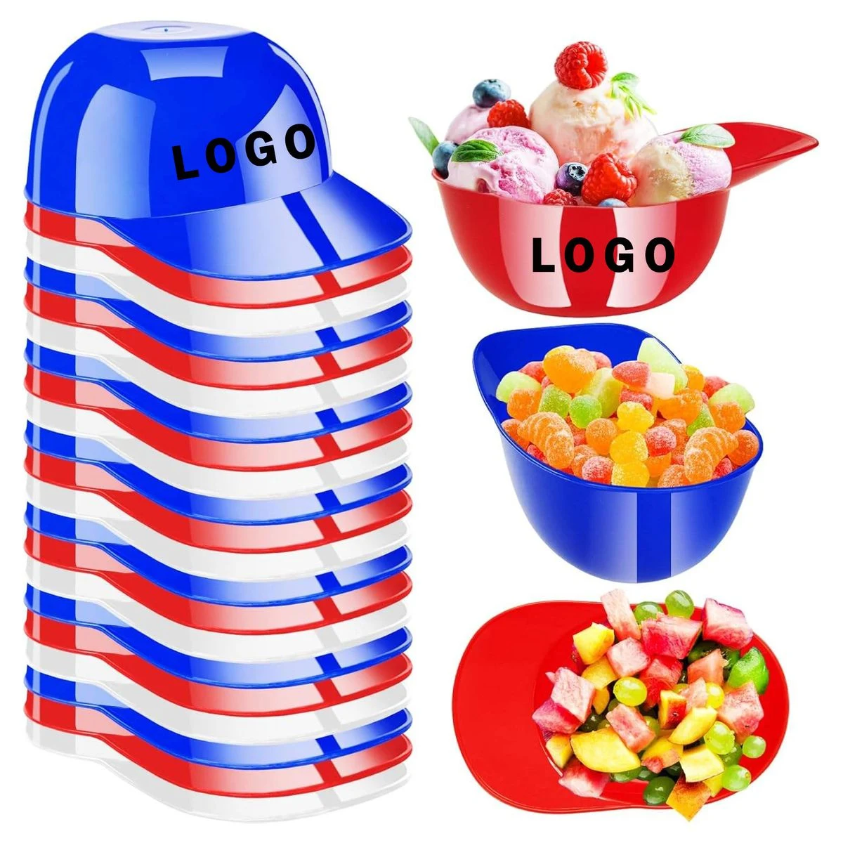 Cap Shaped Dessert Bowls 1