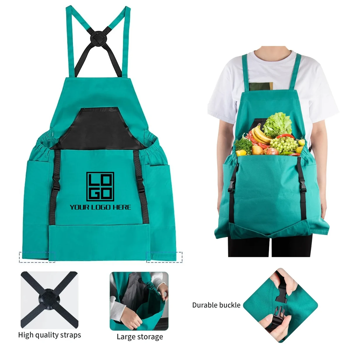 Gardening Apron with Pockets 1