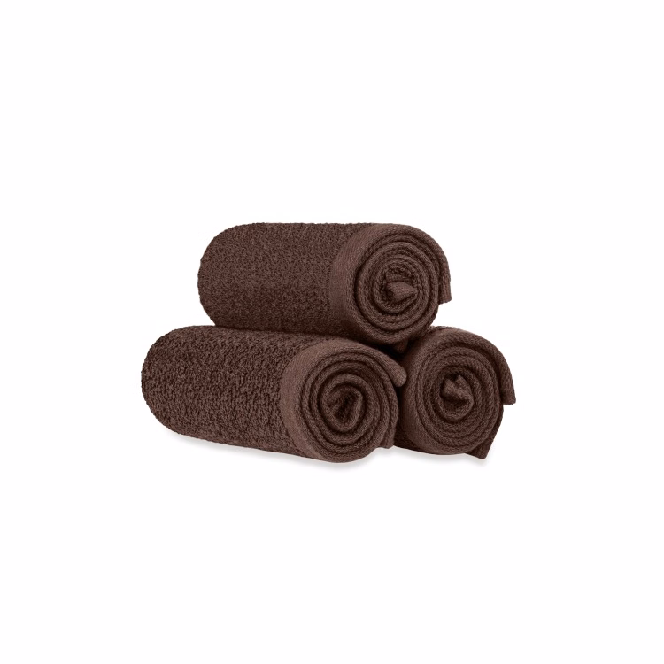 Brown Spa Salon Towel, 16 x 27, 2.75 lb.