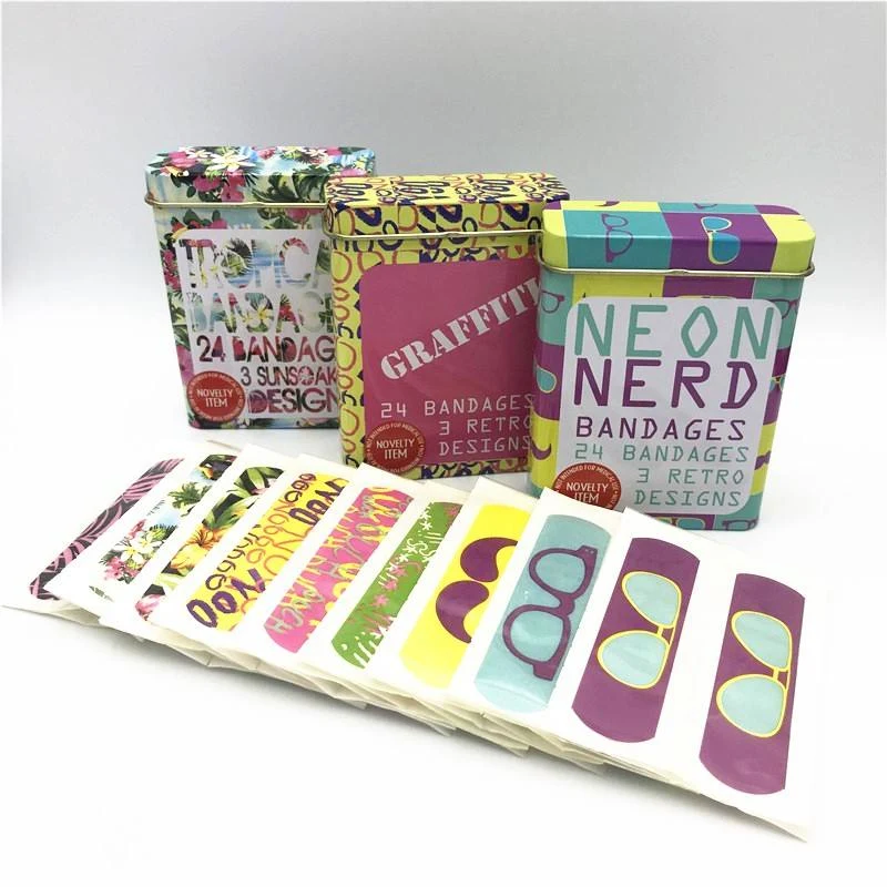 Custom Tin Box for Bandages. Packaging option only 1