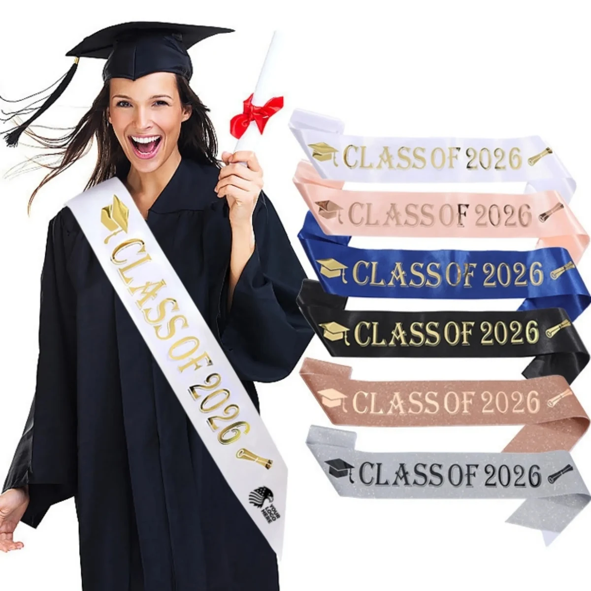 Graduation Senior Sash Ceremony Stole 1