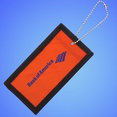 NYLON LUGGAGE TAG - RED