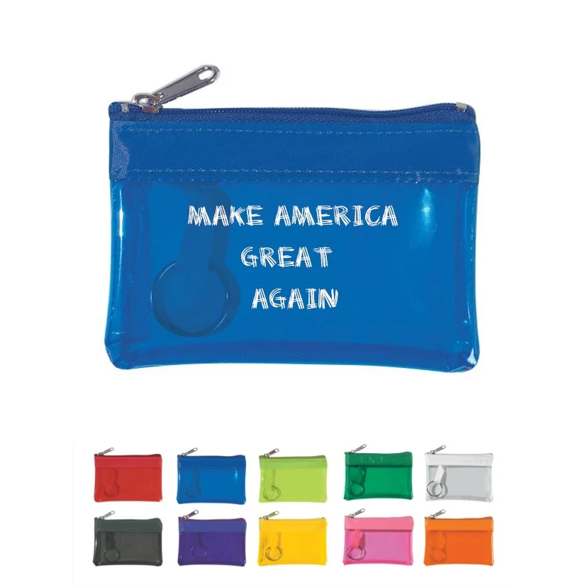 Translucent Zipper Coin Wallet 1