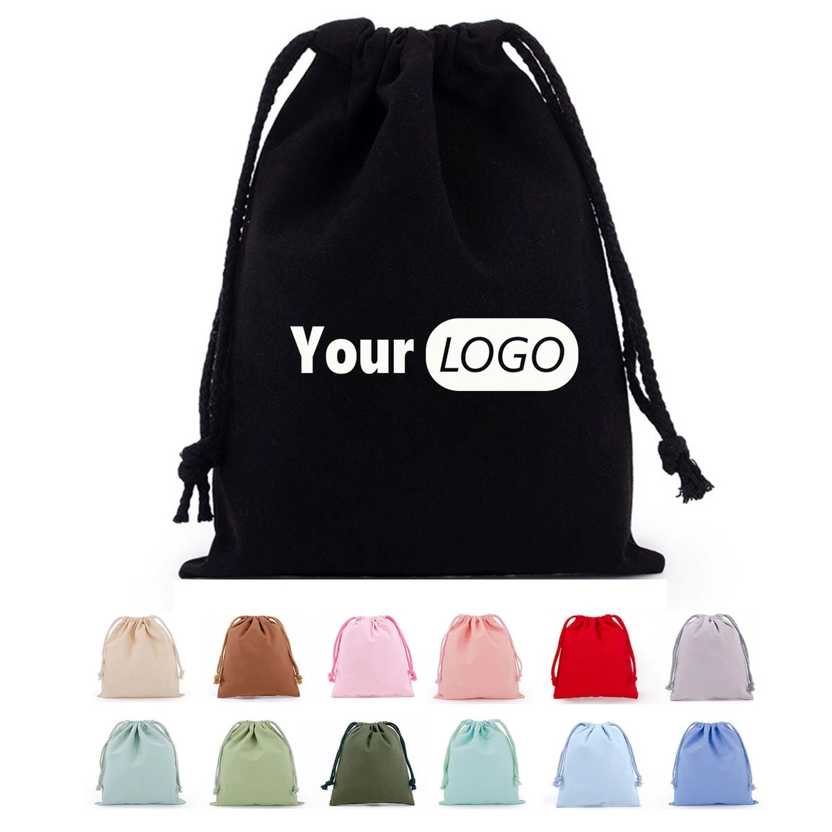 Drawstring Cotton Cloth Storage Bag 1
